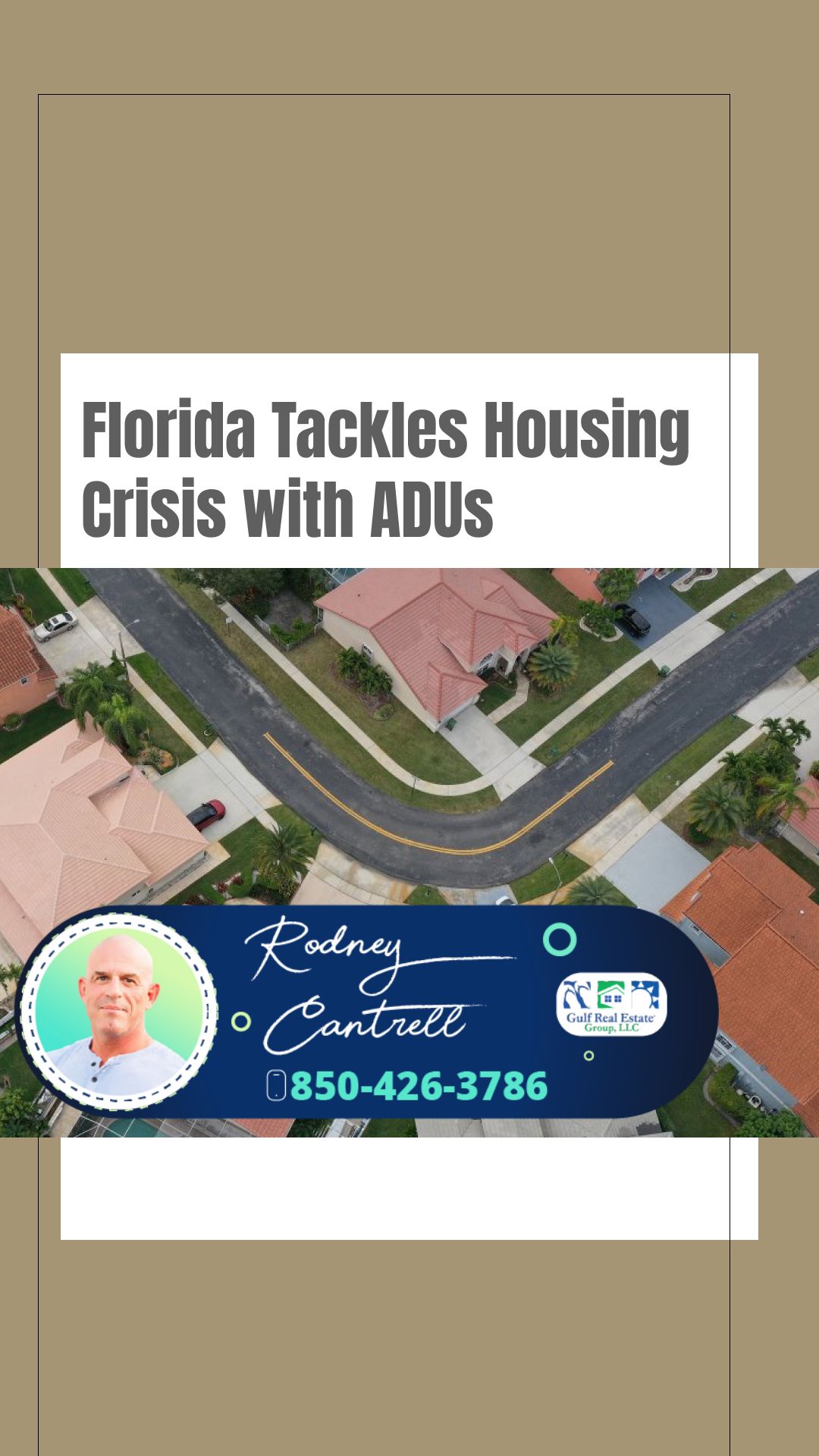 How Florida Plans to Solve the Housing Crisis With ADUs | Brought to you by The Cantrell Team