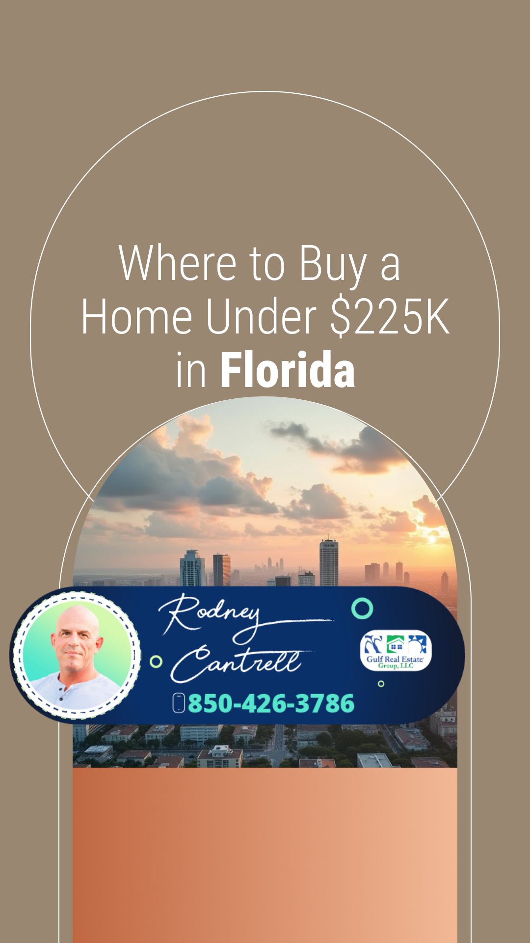 Where to Buy a Home Under $225K in Florida | Brought to you by The Cantrell Team