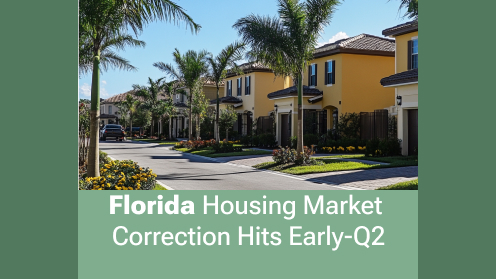How Florida Housing Market Correction Hits Early-Q2 | Brought to you by The Cantrell Team